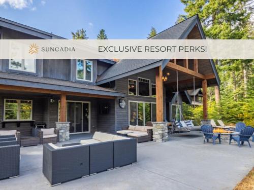 Cle Elum House | Suncadia 5 Bdrm Home on the Golf Course with Great Outdoor Entertainment