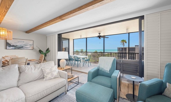 Sanibel Condo | Sundial T405 -Stunning 3 brm, 2-bath Beach View condo with Spectacular Views
