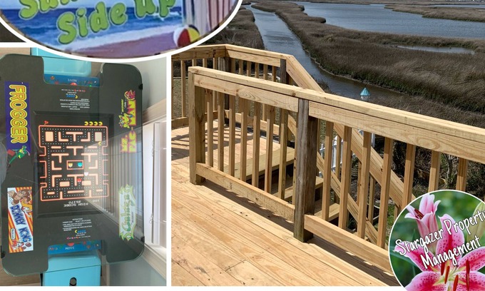 Sneads Ferry House | Sunny Side Up ! Ocean view, sound access, pet friendly, linens included ⛱