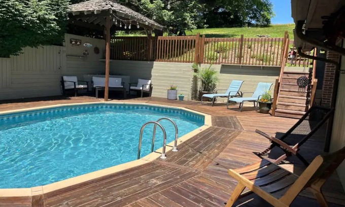 Willow Street House | Sunny & Spacious A-Frame with Private Pool and Panoramic Amish Country Views