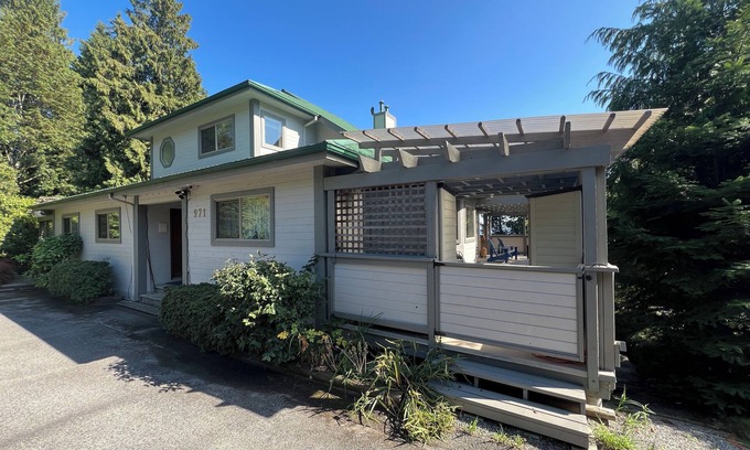 Gibsons House | Sunshine Coast water view family home, steps to beach, 5 minute drive to Gibsons