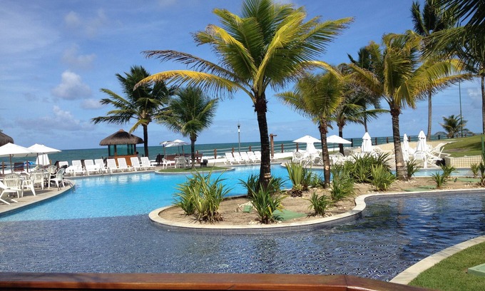 Porto de Galinhas Hotel | SUPER LUXURIOUS AND COMPLETE APARTMENT IN BEACH CLASS WITH 4000 M² OF SWIMMING POOLS