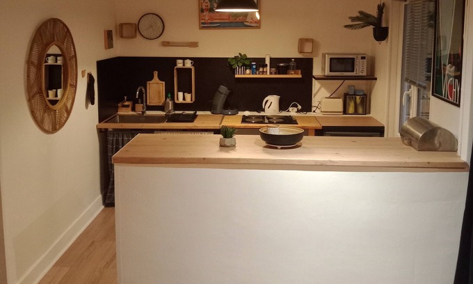 Quartier de France Apartment | Super studio on garden level