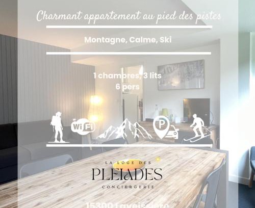 Laveissiere Apartment | Superbe Appartement au pieds des pistes de ski avec parking et cassier