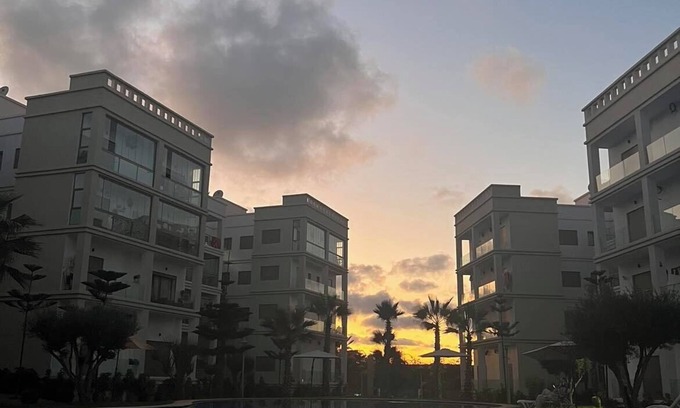 Cherrat Apartment | Superbe Appartement vue sur Piscine à 5 min de la Plage