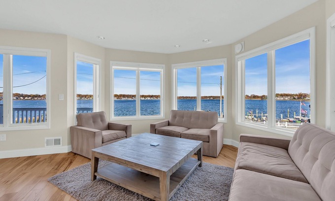 Neptune City House | Sweeping Water Views, Private heated pool 2BR, 2.5BA bathrooms