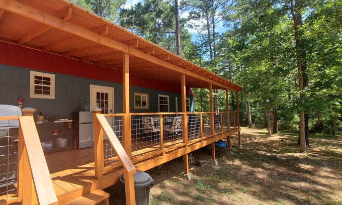 Woden Cabin | Sweet Serenity! Newly Built Cabin on 13 Acres. Pet Friendly!