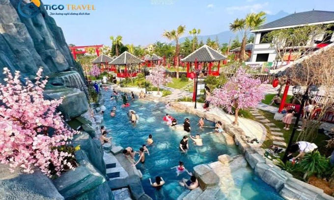 Viet Tri Apartment | Tắm khoáng Onsen mineral bath, Vuon Vua, Thanh Thuy, Phu Tho