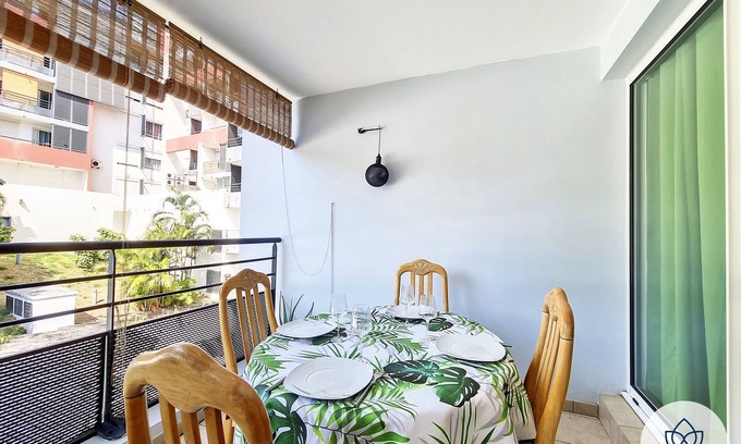 Sainte-Clotilde Centre Apartment | T2 – Paolouisa* – Close to the Sainte-Clotilde Clinic