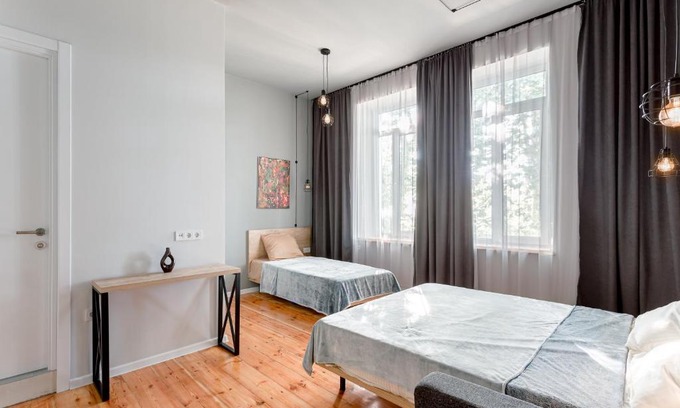 Vera House | Tbilisi Home,view on Gvinis karkhana Wine Factory