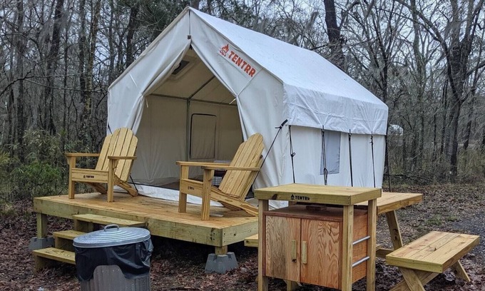 Saint Landry RV Rental | Tentrr State Park Site - Louisiana Chicot State Park - Site F - Single Camp