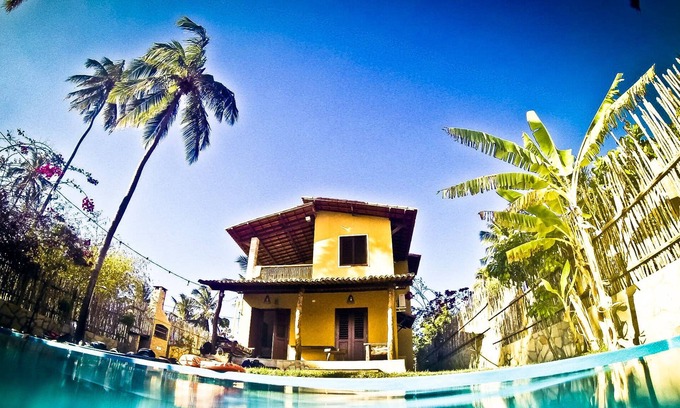 Sao Miguel de Touros House | Terrific 4-bedrooms beach house with AC, WiFi, privacy with green area.