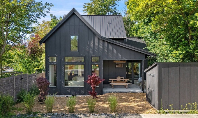 Fairhaven House | The Black Squirrel in Fairhaven: Boho-Modern Home Near Trails & Town