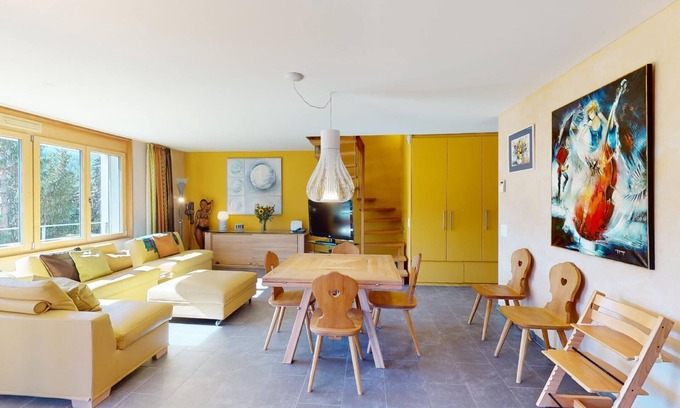 Celerina-Schlarigna Apartment | The Chesa Chalcherin is a newly built Minergie apartment house.