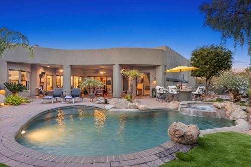 Crown View Estates Final House | The Debonair Derby by PaseoHomesAZ with Heated Pool
