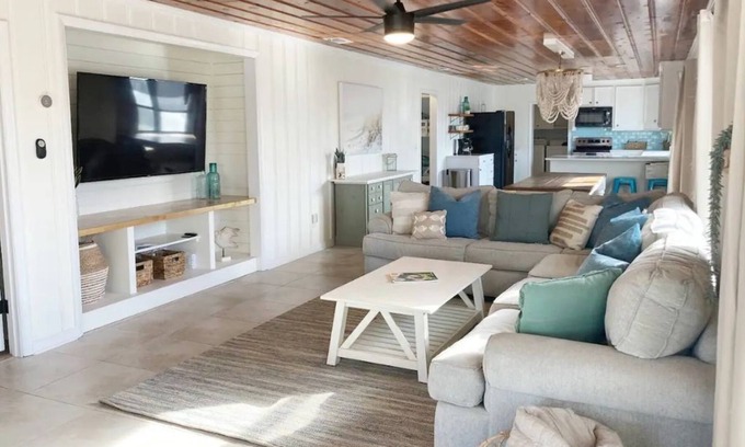 Kiska Beach House | The Emerald Escape! Feet From Beach! Private Pool!