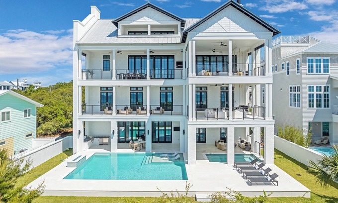 Inlet Beach House | The Grand Pearl|Easy Beach Access|Private Pool & Unobstructed Gulf Views