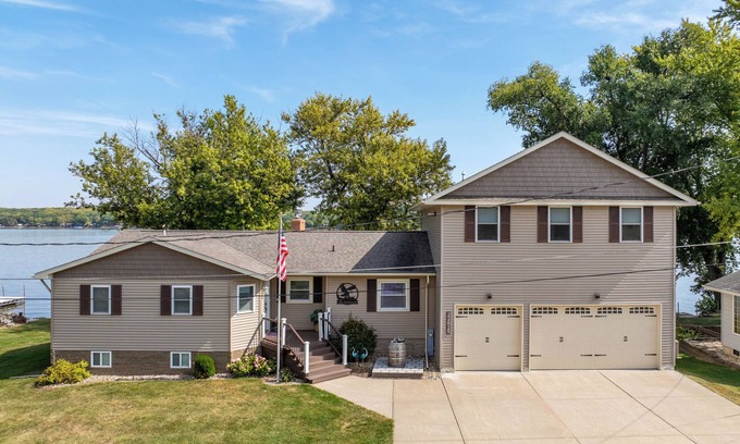 Scott County House | The LeClaire Driftwood Retreat on the Mississippi River!