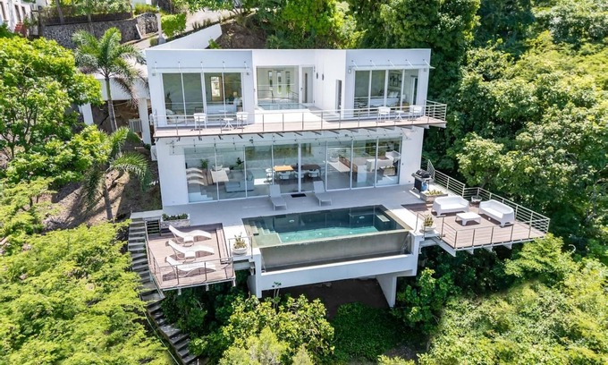 Playa Hermosa House | The Lighthouse - Stunning Modern Home, View of Papagayo Gulf in Playa Hermosa