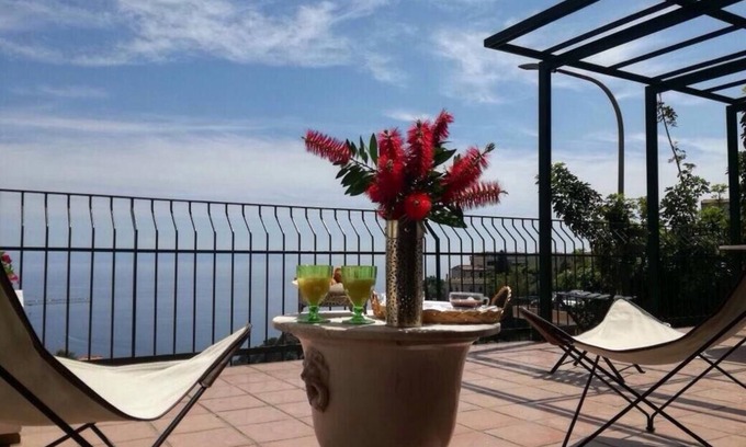Taormina Condo | The Maisons. Panoramic apartment with large terrace and garage.