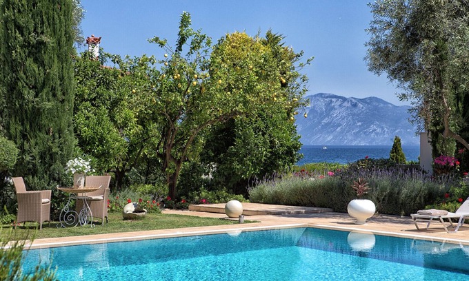 Chalcis Resort | The Marble Resort- Complex of 3 Luxury Villas, Beachfront with swimming pool