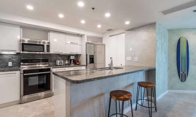 South Beach Apartment | The Netherland R5B on OceanDr + Park&Gym