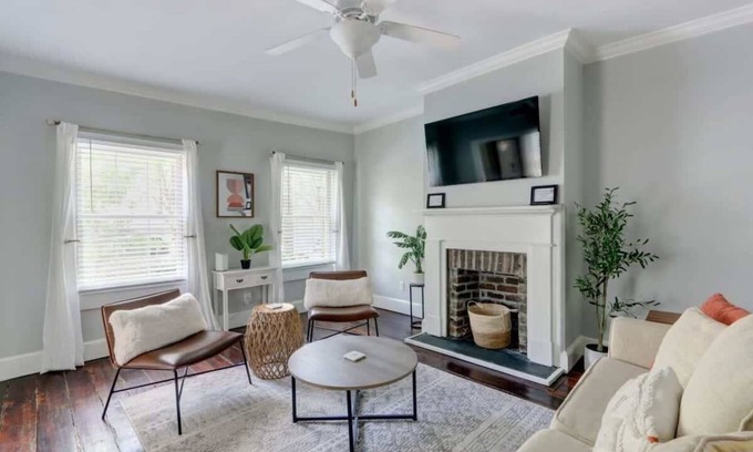 Beach Institute House | The Olive Trio - 3 Homes | Sleeps 14 + Pets!