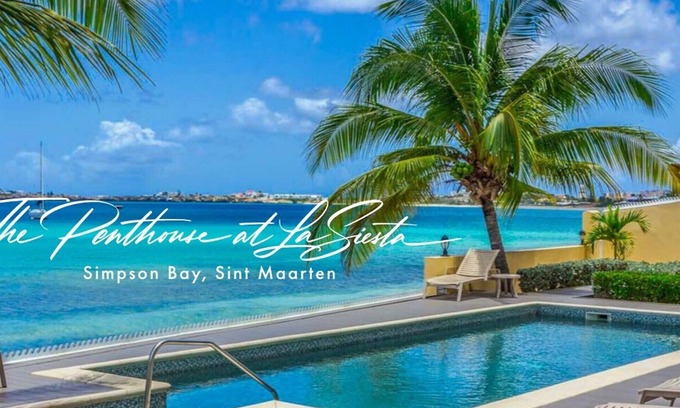 Simpson Bay Condo | The Penthouse at LaSiesta nnStunning views in luxurious surroundings!