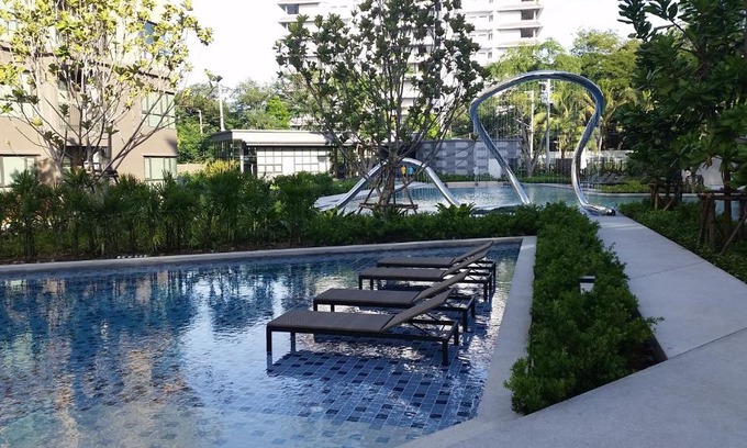 Cha-am Apartment | The Relaxing Room Pool Access at Rain Resort Condominium Cha Am- Hua Hin