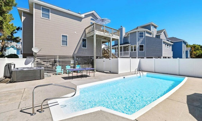 Ocean Sands House | The Salty Seahorses | 1,390 ft to the beach | Private Pool, Hot Tub, and Dog Friendly