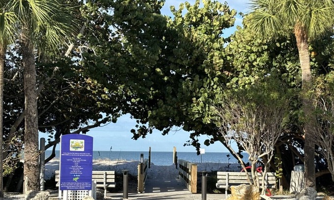 Indian Rocks Beach Cottage | The Seaside Cottages are located just across the street from Indian Rocks Beach!