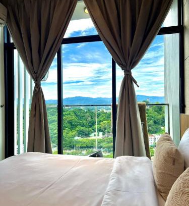 Downtown Kota Kinabalu Apartment | The Shore B-23A TOP Floor City View by Shorever