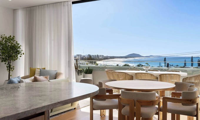 Mooloolaba House | The Skyview - Panoramic Beach House with Lap Pool