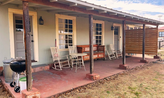 Fort Davis House | The Starlight at Casa Hermosa, Gaze At Sleeping Lion Mountain From Your Porch!