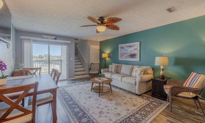 El Centro Beach Condo | The Turtle House- Quiet complex, 2 BR/2 BA