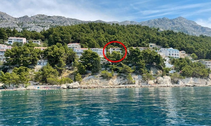 Brela Apartment | Three bedroom apartment with terrace and sea view Brela, Makarska (A-19205-c)