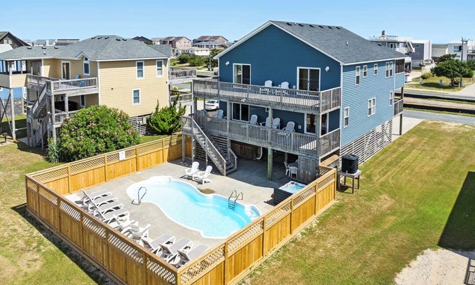 South Nags Head House | Three Little Birds | 490 ft from the beach | Private Pool, Hot Tub | Nags Head