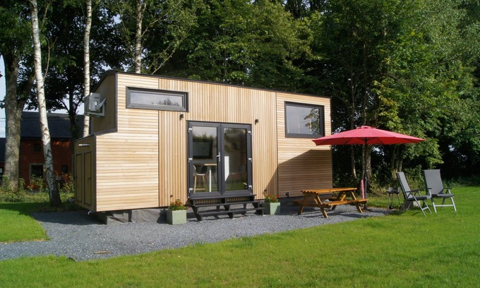 Saint-Leger Ski Chalet | Tiny house 2/4p in Gaume, close to woods, trails (GR 129) and golf course