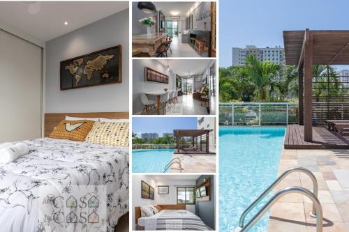 Jacarepagua Apartment | TOP 3 QUARTOS com ESTACIONAMENTO em Condomínio com PORTARIA 24h, Sauna e Parquinho Infantil - Apartamento com Ar Condicionado, SmarTV, Wi-Fi 120 mbps e Cozinha Completa