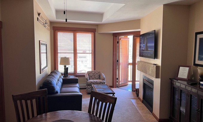 Copper Mountain Village Condo | Top floor, expansive views! Ski in/out overlooking Center Village and ski slope!