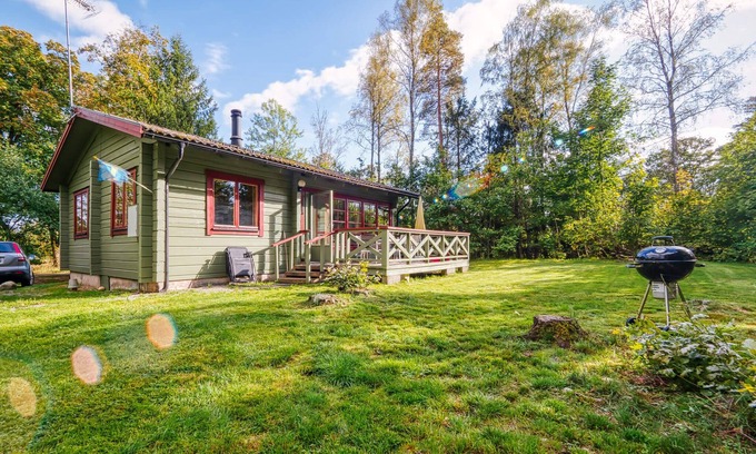 Traryd House | Top!hyggestuga PIO Seenähe +strand, Kamin, Sauna, Wlan, Fahrräder, Angelkarte uv