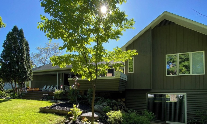 Rapid City House | Torch Lake 5 Bed, 3 Bath Home with Huge Yard and Lake View!