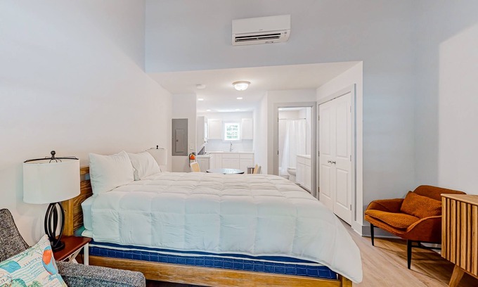 The Pines House | Town of Rehoboth Beach retreat with full kitchen, washer/dryer, fast WiFi, & AC