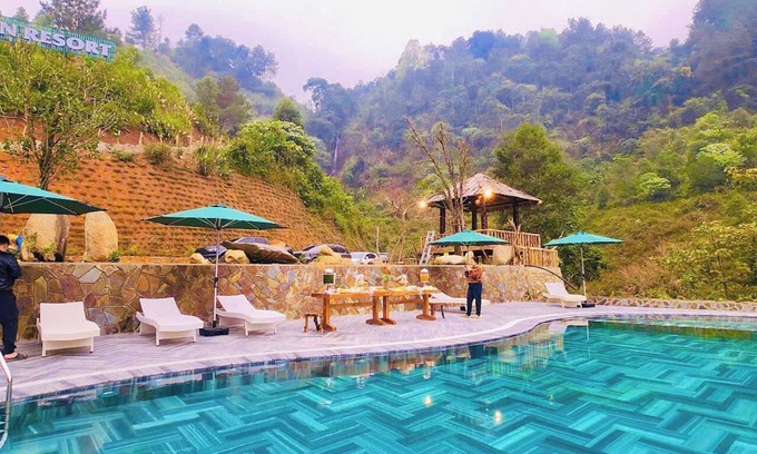 Tram Tau Resort | Tram Tau Eco Garden Resort & Hot spring