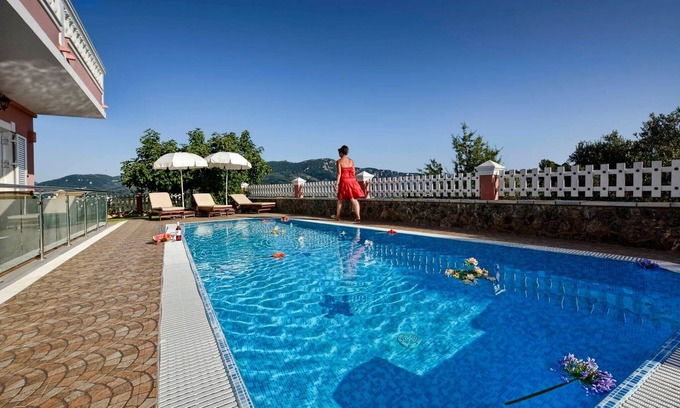 Agios Georgios Pagon Villa | Tranquil Corfu Villa | 3 Bedrooms | Villa Chrinos | Gated Pool