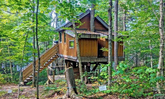 Saint-Faustin-Lac-Carre House | Treehouse #08 (In the forest)