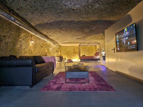 Saint-Etienne-de-Chigny Apartment | Troglodyte Loft