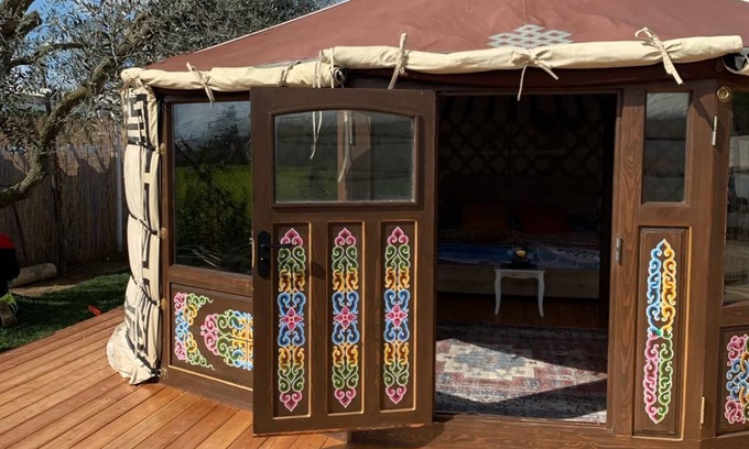 Campo Di Carne RV Rental | Try an experiential holiday in a real Mongolian Yurt! Amazing!