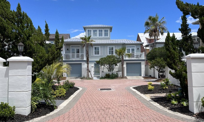 Rosemary Beach House | "Twin Palms" in Sunset Beach - SOUTH of 30A! Mere steps to the beach. Sleeps 9.