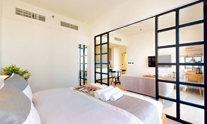 Jumeirah Village Triangle Apartment | Two Bedroom: Modern and Chic with Balcony